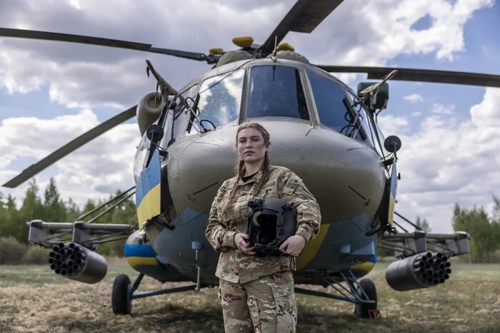 The only combat helicopter pilot in Ukraine spoke about her service