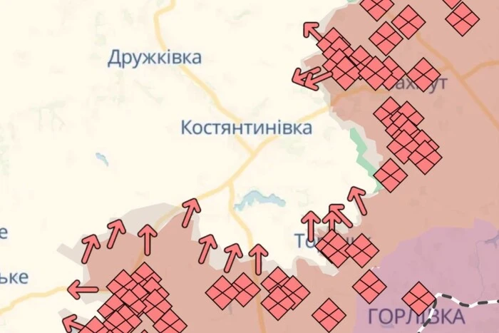 Оккупанты пытаются взять Константиновку в кольцо с трех направлений
