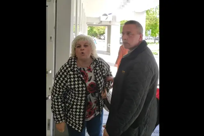 A woman humiliated a veteran in Lviv
