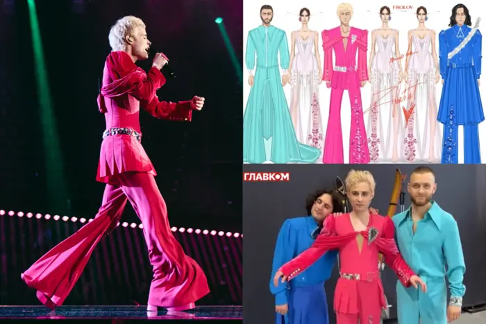 Costumes of Ziferblat at Eurovision 2025