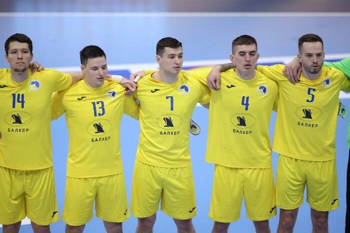 The Ukrainian national team in handball at the European Championship